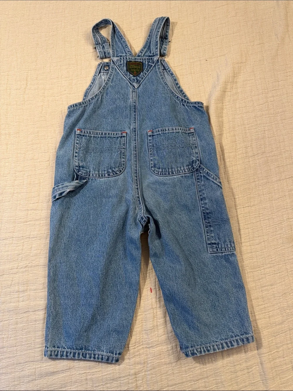 Vintage! 90s! GAP Classic Baby Gap Denim Overalls, sz 18-24 months